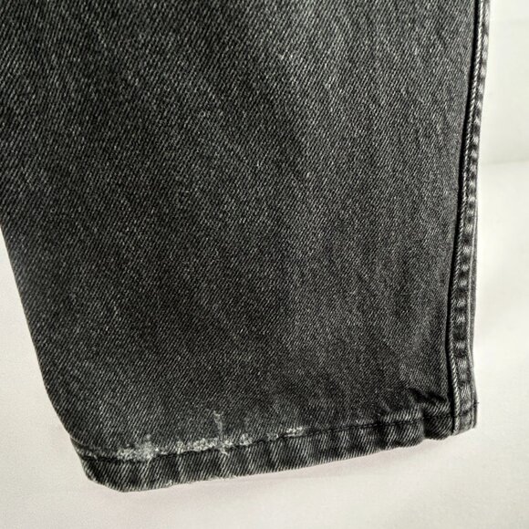 Vintage Rustler Black Washed Jeans 90's Y2K Grunge Straight Fit men's size 32 - Picture 12 of 13